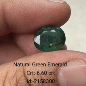 Emerald 6.60 crt (1500/- per crt)