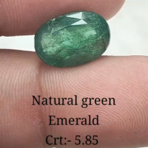 Emerald 5.85 crt (1500/- per crt)