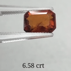 Hessonite 6.58 crt (180/- per crt)