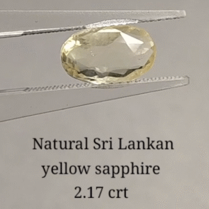 Yellow Sapphire 2.17 crt (1800/- per crt)
