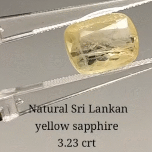 Yellow Sapphire 3.23 crt (1800/- per crt)