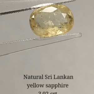 Yellow Sapphire 3.02 crt (1800/- per crt)