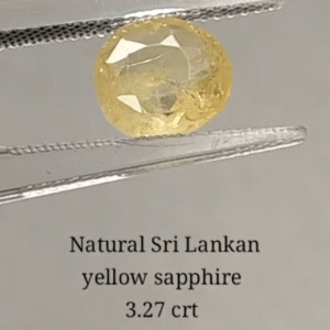 Yellow Sapphire 3.27 crt (1800/- per crt)