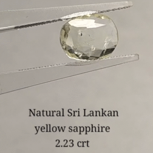 Yellow Sapphire 2.23 crt (1800/- per crt)